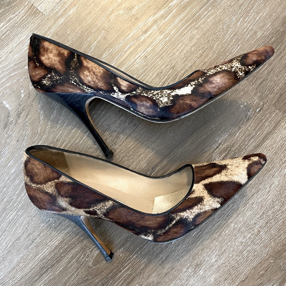 Manolo Blahnik Calf hair pumps